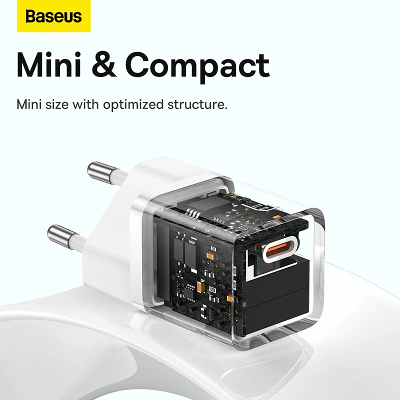 Baseus GaN5 Fast Charger(mini) 1C 30W EU