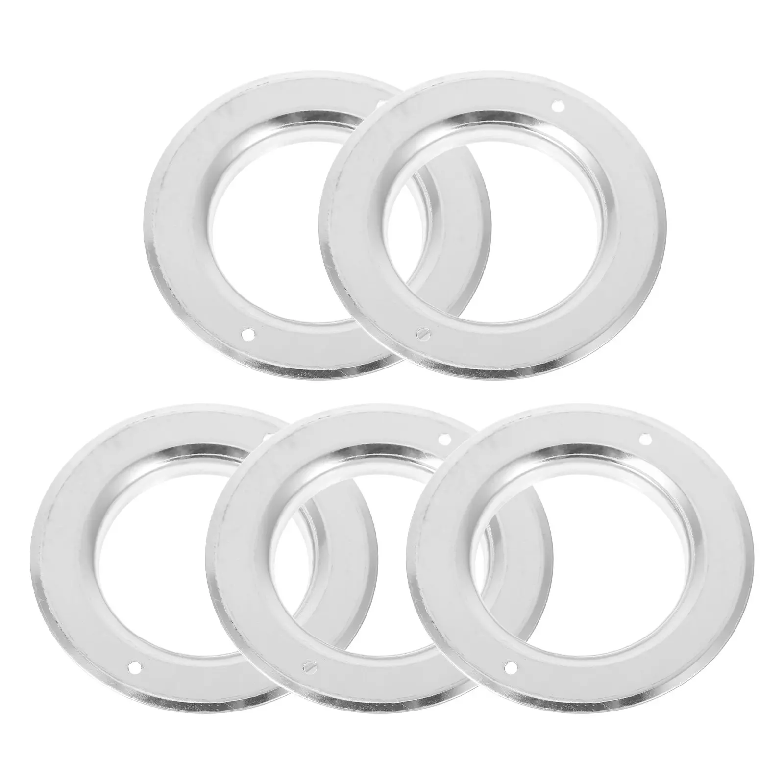 5Pcs Rust-Resistant Steel Parrot Breeding Case Anti-Bite Ring Nest Hole Guard for Wooden Birdhouse Outdoor Nesting Supply