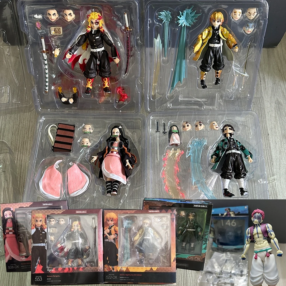 

Figma Demon Slayer Figure Kimetsu no Yaiba Rengoku Kyoujurou 553 Tanjirou 498 Agatsuma Zenitsu 522 Kamado Nezuko Kamado 508 Gift