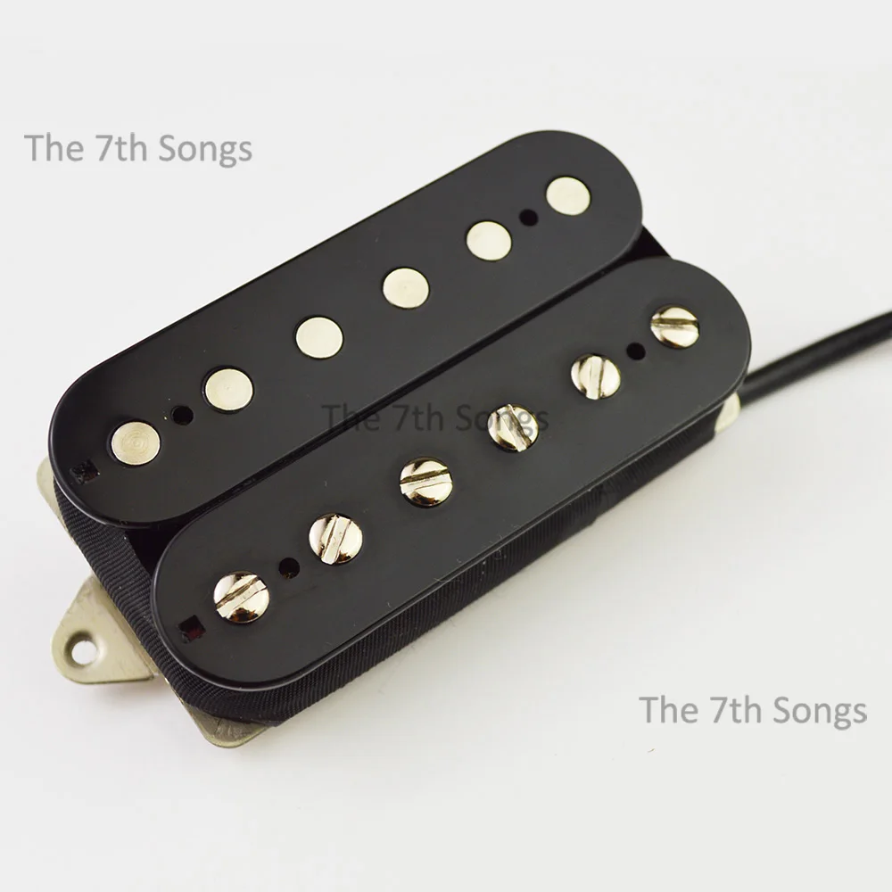Vintage s * hr ssv ponte 9.0k handwound alnico 5 guitarra elétrica humbucker ponte preto zebra níquel captador 1 peça