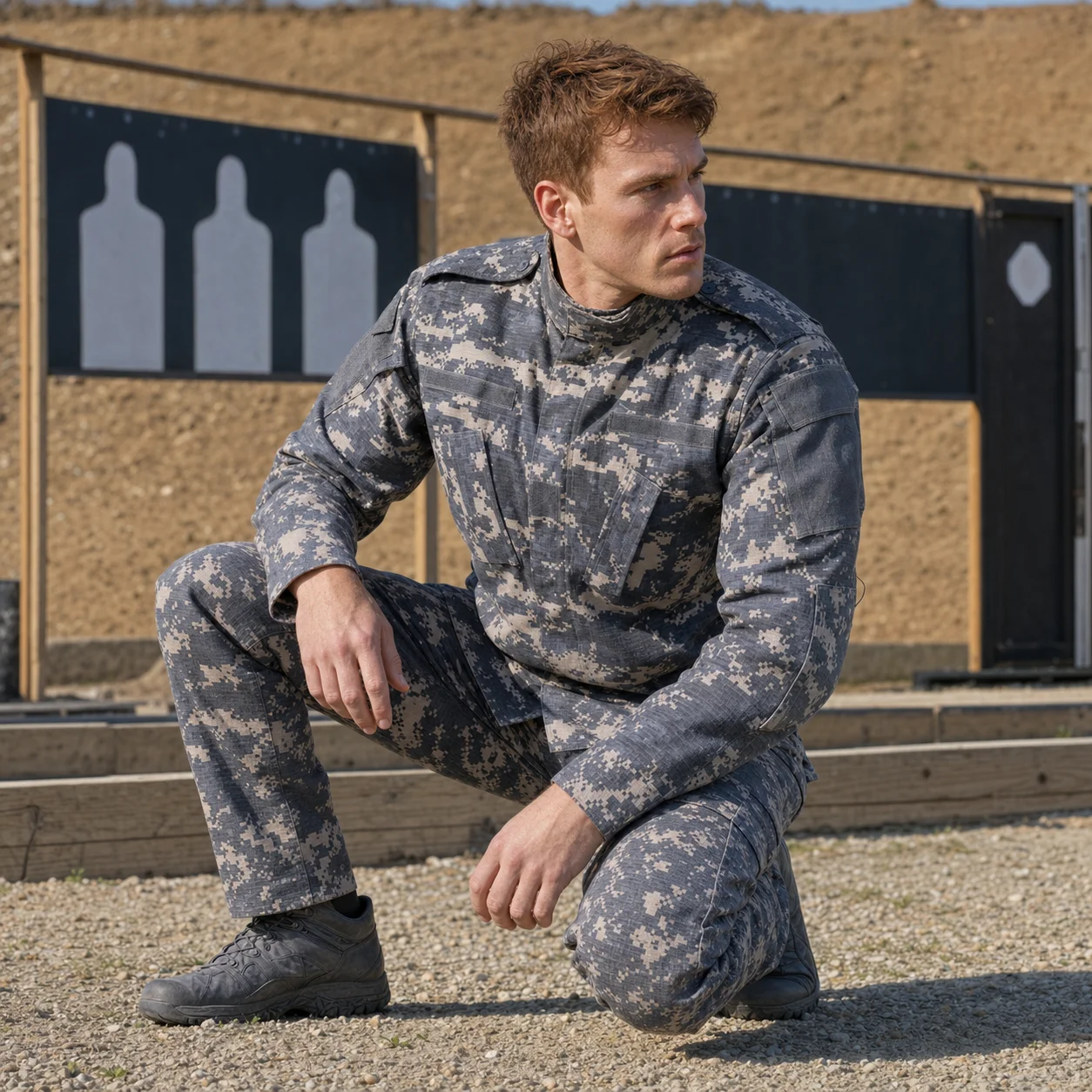 14 Colors Tactical Tom ACU Men's Outdoor Long Sleeved Training Tactical Camouflage Suit