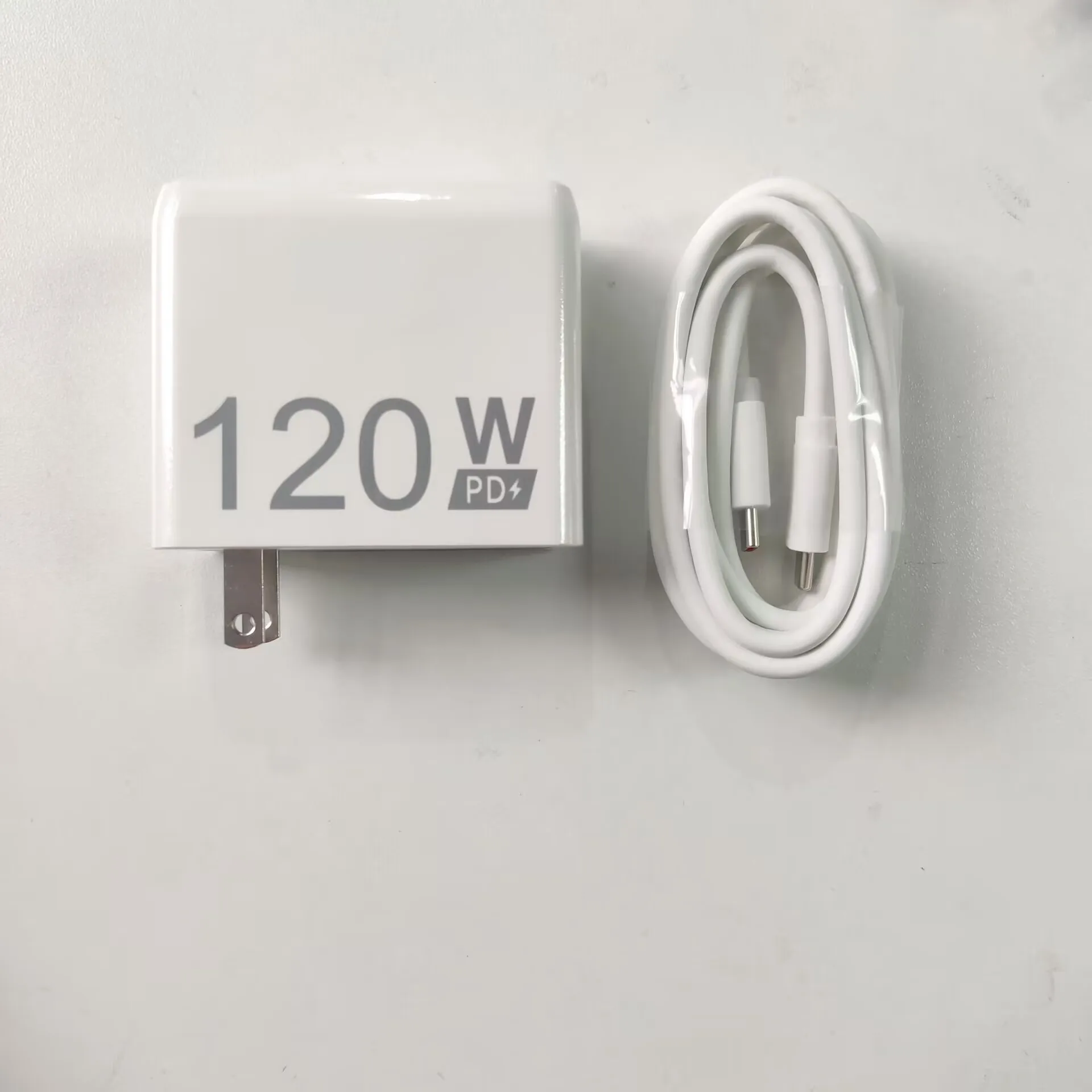 Nowość dla telefonu Oukitel WP30 PRO: Szybka ładowarka PD 120W z wtyczką US/EU + podwójny kabel USB typu C 6A do transmisji danych — zdjęcie produktu 6
