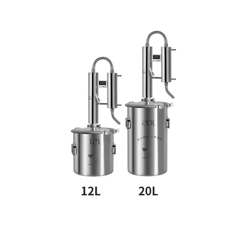Home Distillation Complete Set 12L/20L 304 Stainless Steel Alcohol Distiller