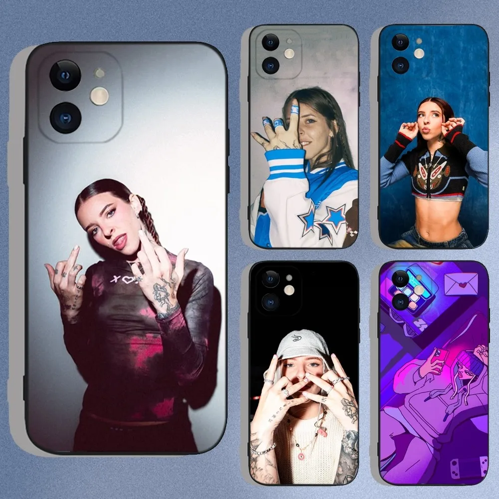 

Singer Young Miko Att Phone Case For iPhone 16,15,14,13,12,11,XS,XR,X,8,7,Pro,Max,Plus,Mini Silicone Black Funda Cover Shell