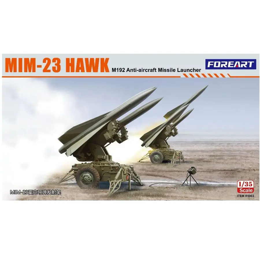 FOREART R5903 1/35 MIM-23 HAWK M192 Flugabwehrraketenwerfer-Modellbausatz