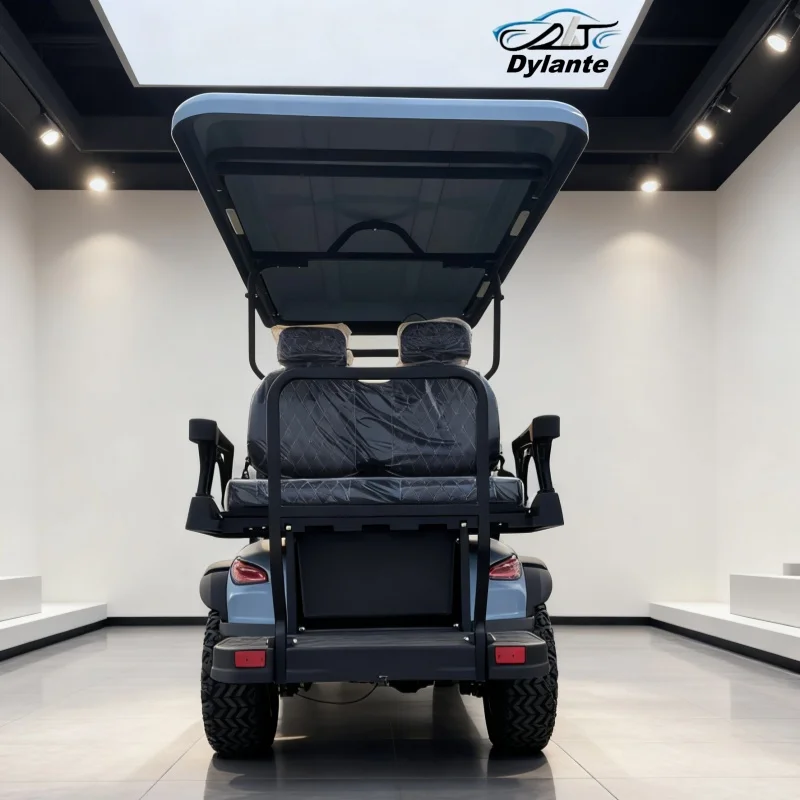 خصم كبير الكهربائية 72 فولت بطارية ليثيوم 4000 واط 5000 واط عربة جولف كهربائية 4 مقاعد عربات الغولف الصيد عربة جولف أفضل الأسعار