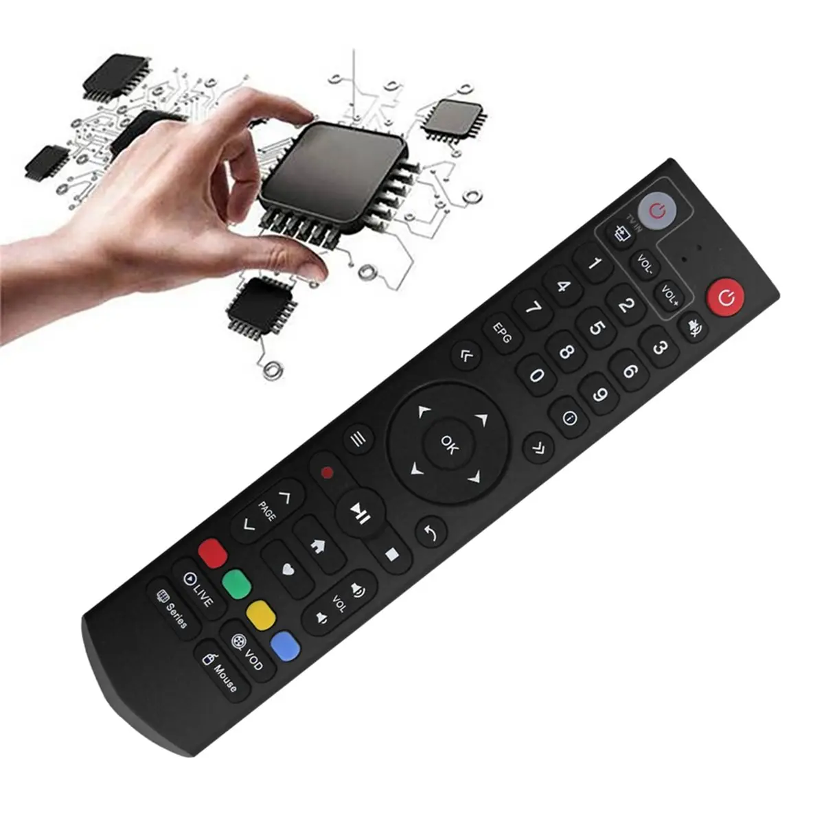 Replace Remote Control for V - Box - Linux Full HD - 265 HDOTT265 Q1