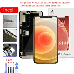 AAA+++RJ Incell Screen for IPhone XR XS Max 11 Pro 12 13 14 Display Replacement Assembly Digitizer Touch Pantalla Perfect Repair