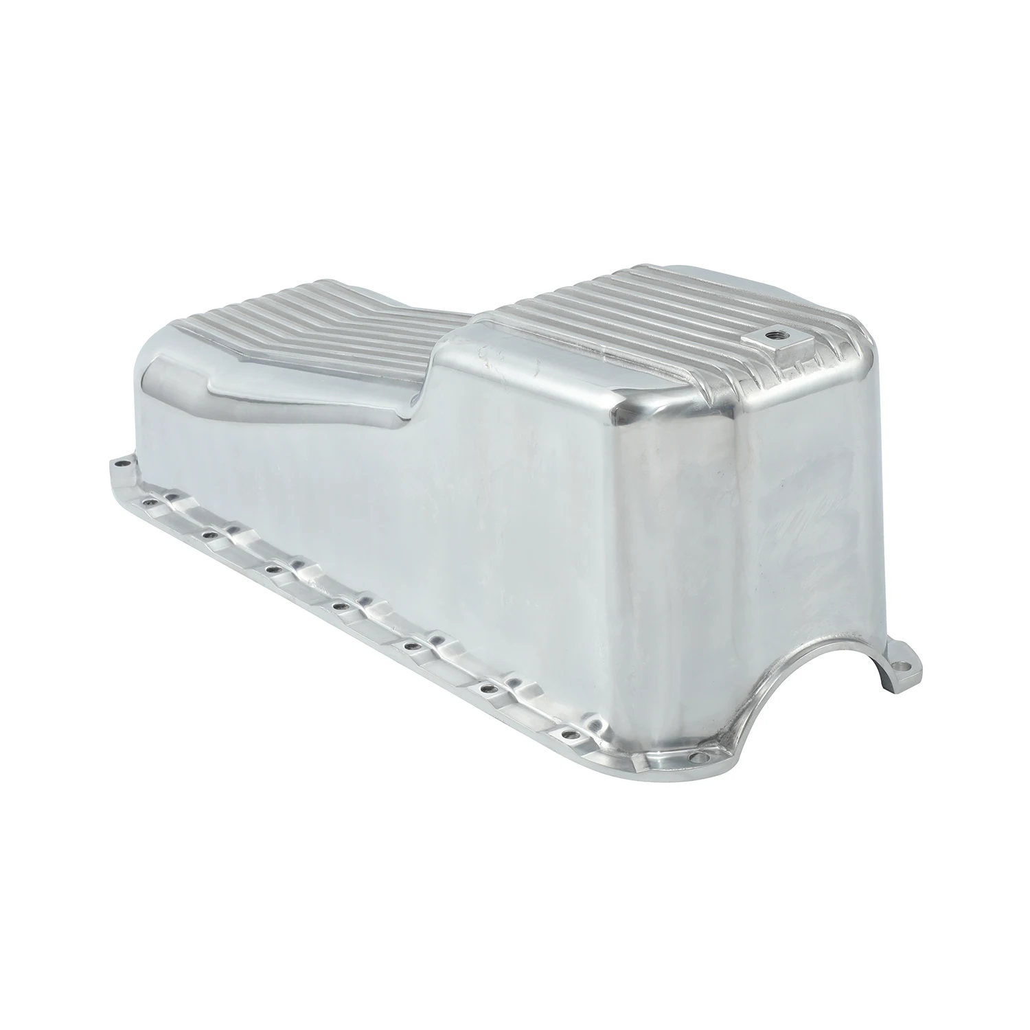Cárter de óleo de alumínio 305 5.0L 350 5.7L Vortec do selo real 86-02 polido finalizado SBC