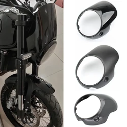 Motorcycle Headlight Fairing Cafe Racer 8inch Windshield Cover for Triumph BONNEVILLE T100 T120 For Honda Ducati Monster CB150