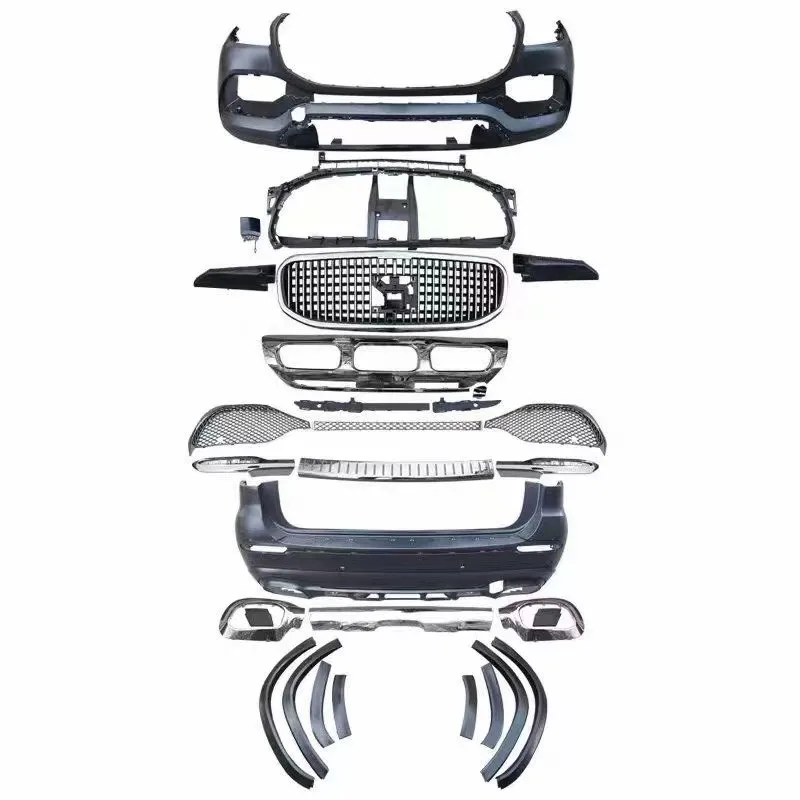 

Suitable for modification surround Mercedes-Benz GLS Maybach surround bumper net tail throat X167 surround Maybach
