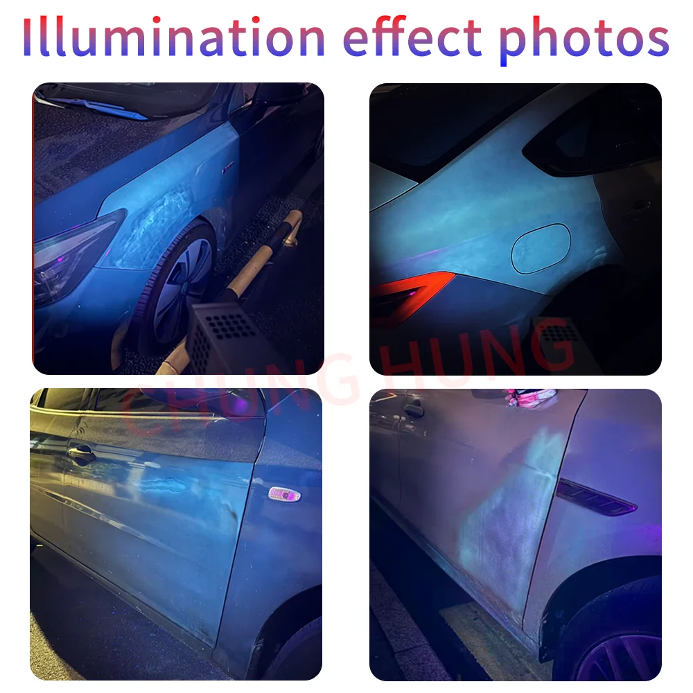 مصباح LED محمول للأشعة فوق البنفسجية قابل لإعادة الشحن، كشف معالجة طلاء السيارات، الصفائح المعدنية، ضوء فحص العيوب الرمادية #2
