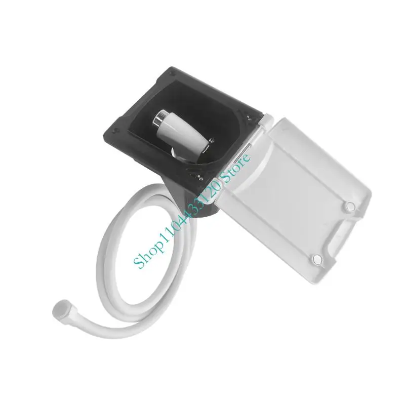 Water Cover Shower Box For Campers And Boats With Large Cover Fastener ABS Construction
