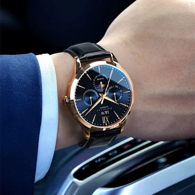 Montre CARNIVAL Mechanical Dress Watches for Man Brand Luxury Original Automatic MIYOTA Movement Men Wristwatch Waterproof Reloj