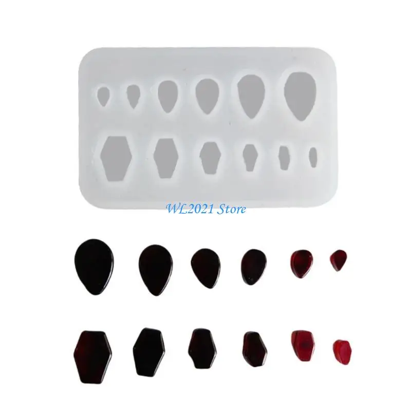 

G5GC Soft And Sturdy Silicone Mold For Custom Teardrop and Coffin Ear Creations
