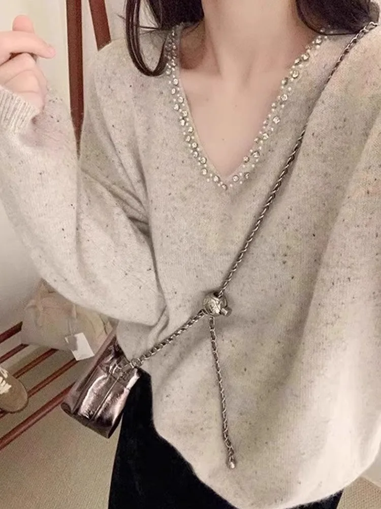 Ele Long Sve الماس جزءا لا يتجزأ من تريكو المرأة الحلو لطيف تنوعا Sli العلوي الكورية Sle تخفيف Faion