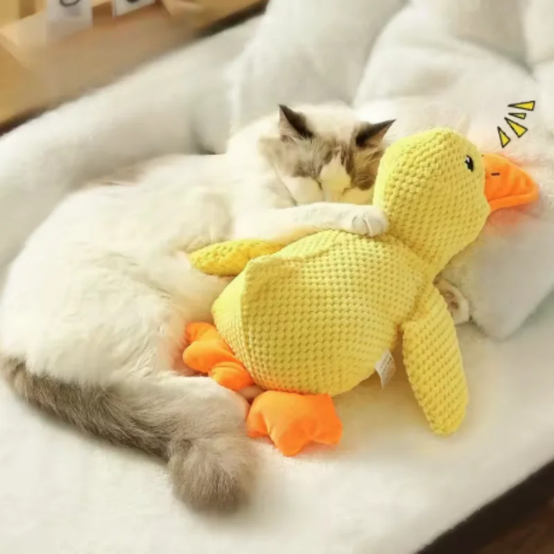 Squeaky Dog Plush Duck Toy Bit - đánh giá và giá Indestructible Dog Chew Toy
