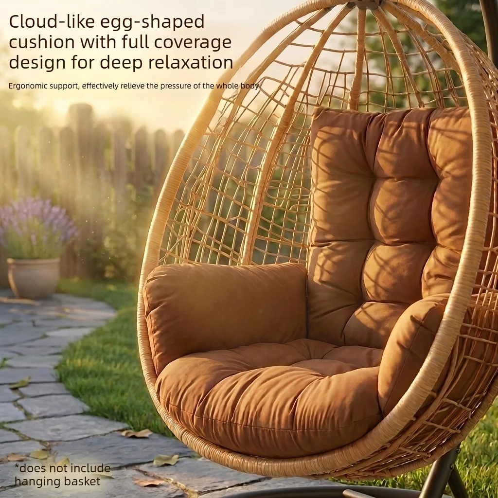 Hammock Chair Special Cushion Cloud-Like Wrapping Feel Chair Pad Decompression Lumbar Support Thickened Backrest Cushion Cojines