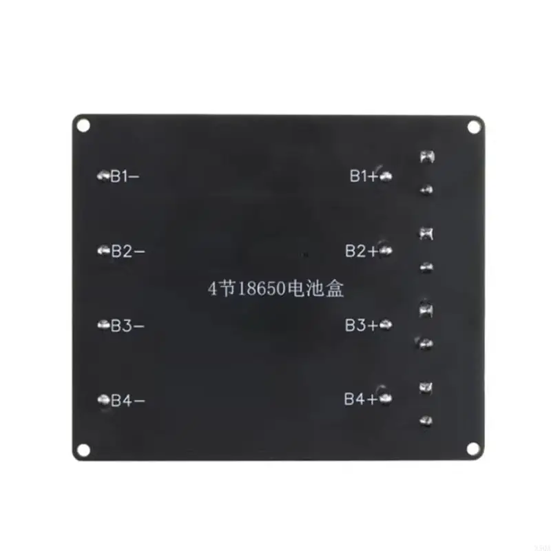 4-Cell 18650 Battery Holder DIY No Weld Design Series Parallel Configuration 