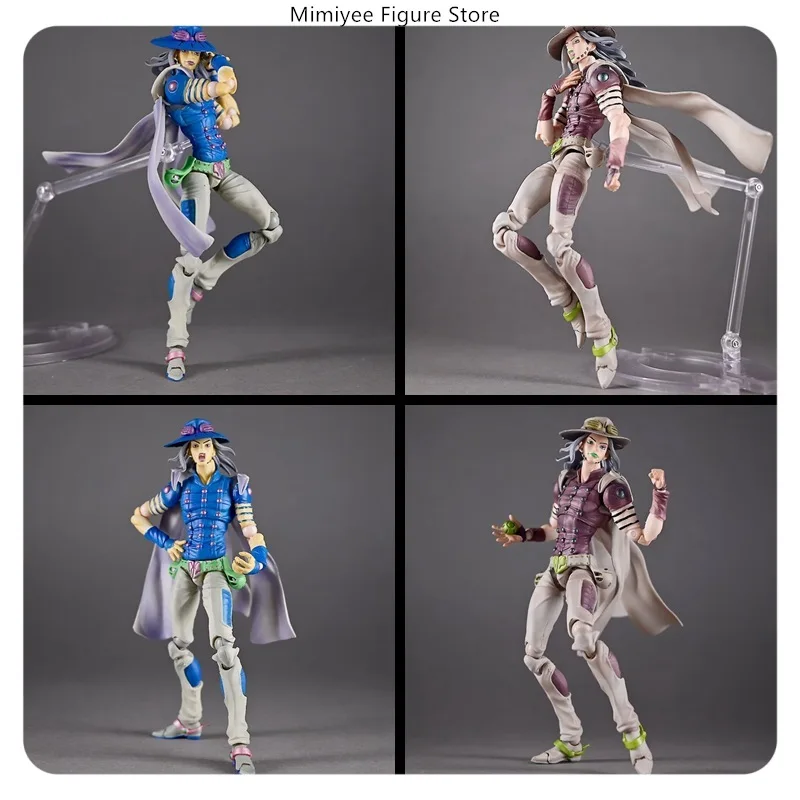 17 سنتيمتر جوجو مغامرة غريبة الصلب الكرة تشغيل يوليوس قيصر Zeppeli عمل تمثال مفصل نموذج لجسم تحصيل هدية