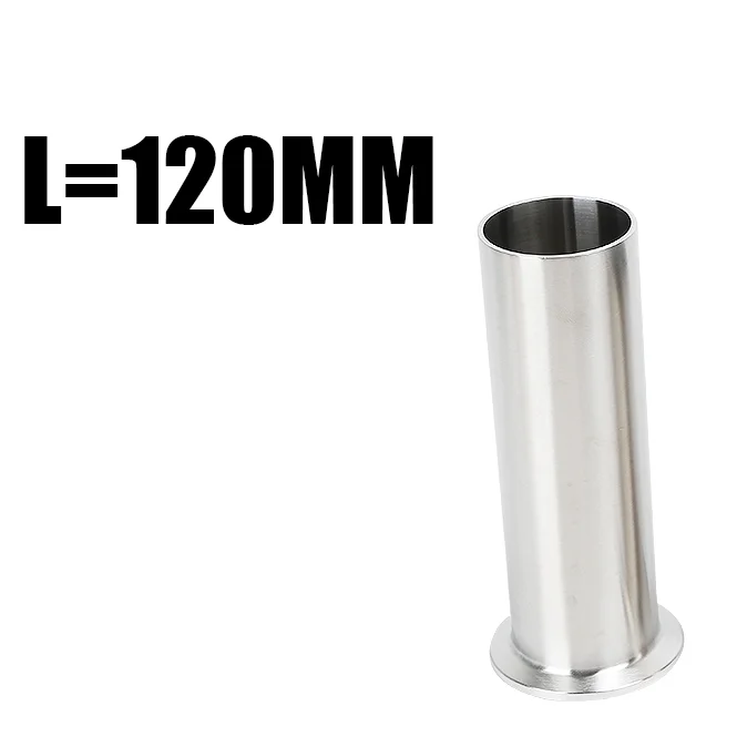 

SAP long type tri clamp ferrule L=120mm Stainless steel Welding Ferrule Sanitary Tri Clamp Fittings Clamp Weld stub SS304 SS316L