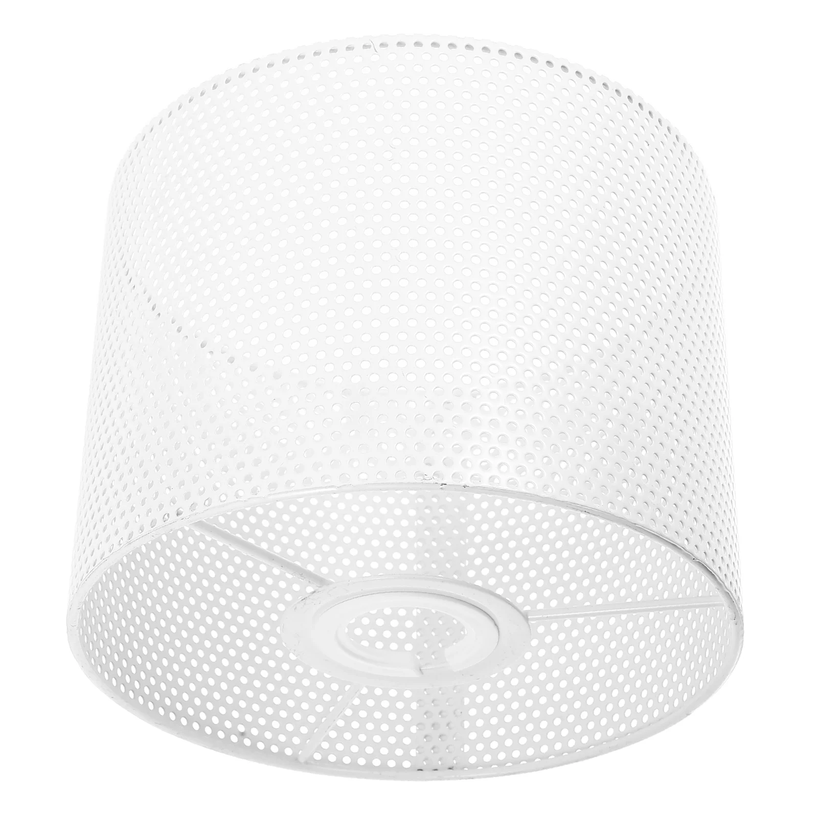 

Metal Hollow Lampshade Iron Drum Light Cover For E27 E14 Bulbs Farmhouse Vintage Style Ceiling Pendant Floor Table Lamp