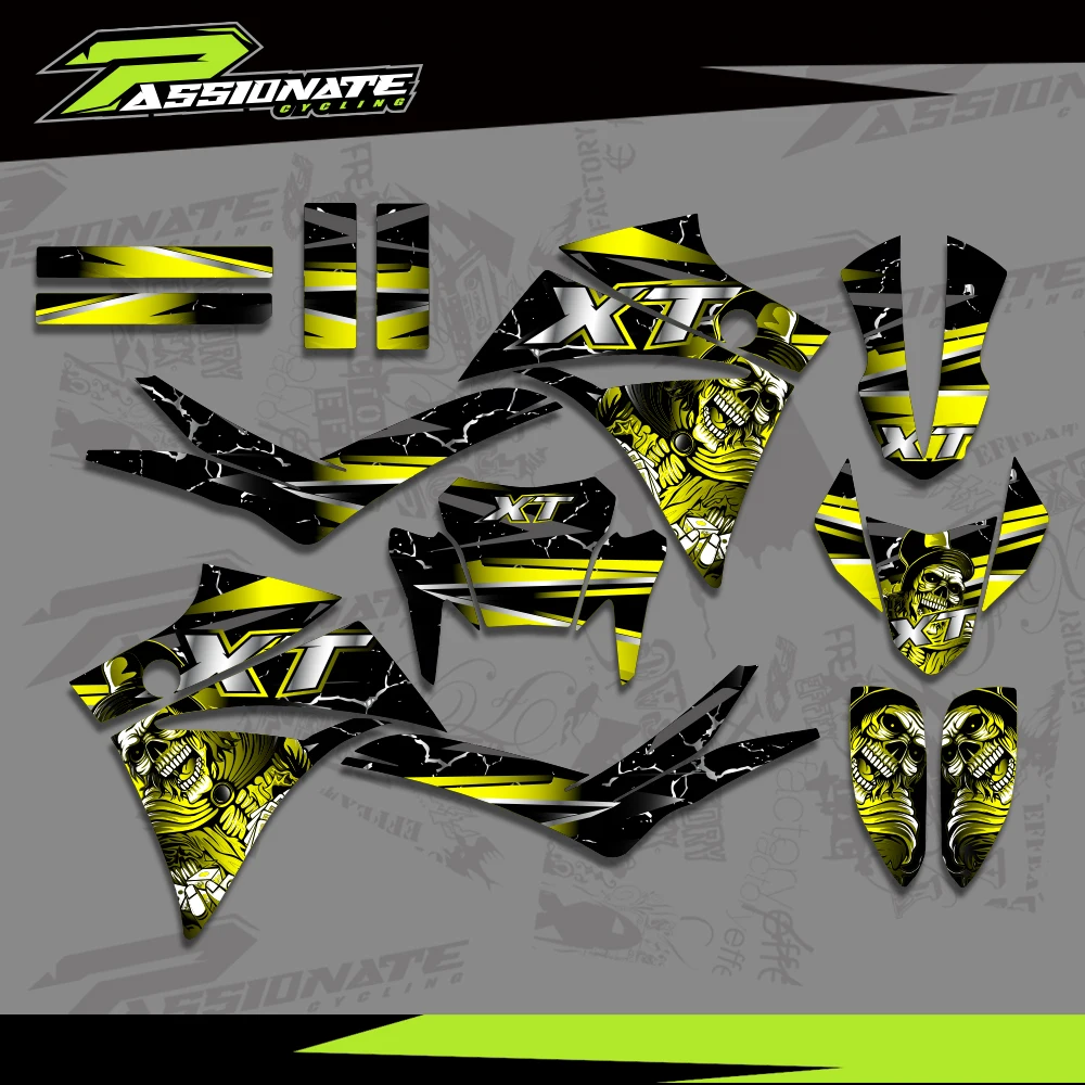 Graphics Decals Stickers for Yamaha XT660R XT 660R XT 660 R 2005-2020 Motorcycle Backgrounds Deco Sticker Kits
