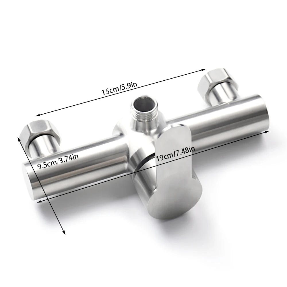 Shower Faucet Stainless Steel Hot Cold Water Tap Thermostatic Mixer Bathtub Wall Bathroom Accessories Complete Cabin Systems