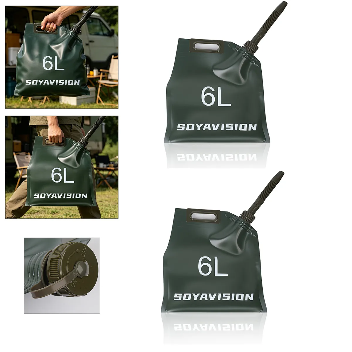 Oil Bladder Portable Handheld Petrol Container Spare Oil Storage Bag Vehicle Oil Transfer Bag for Motorcycle Car SUV Road Trips