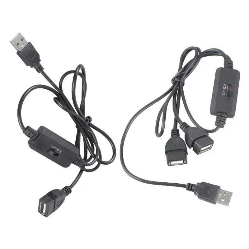 USB Extension Cable с переключателями управления скоростью для систем охлаждения 5 В