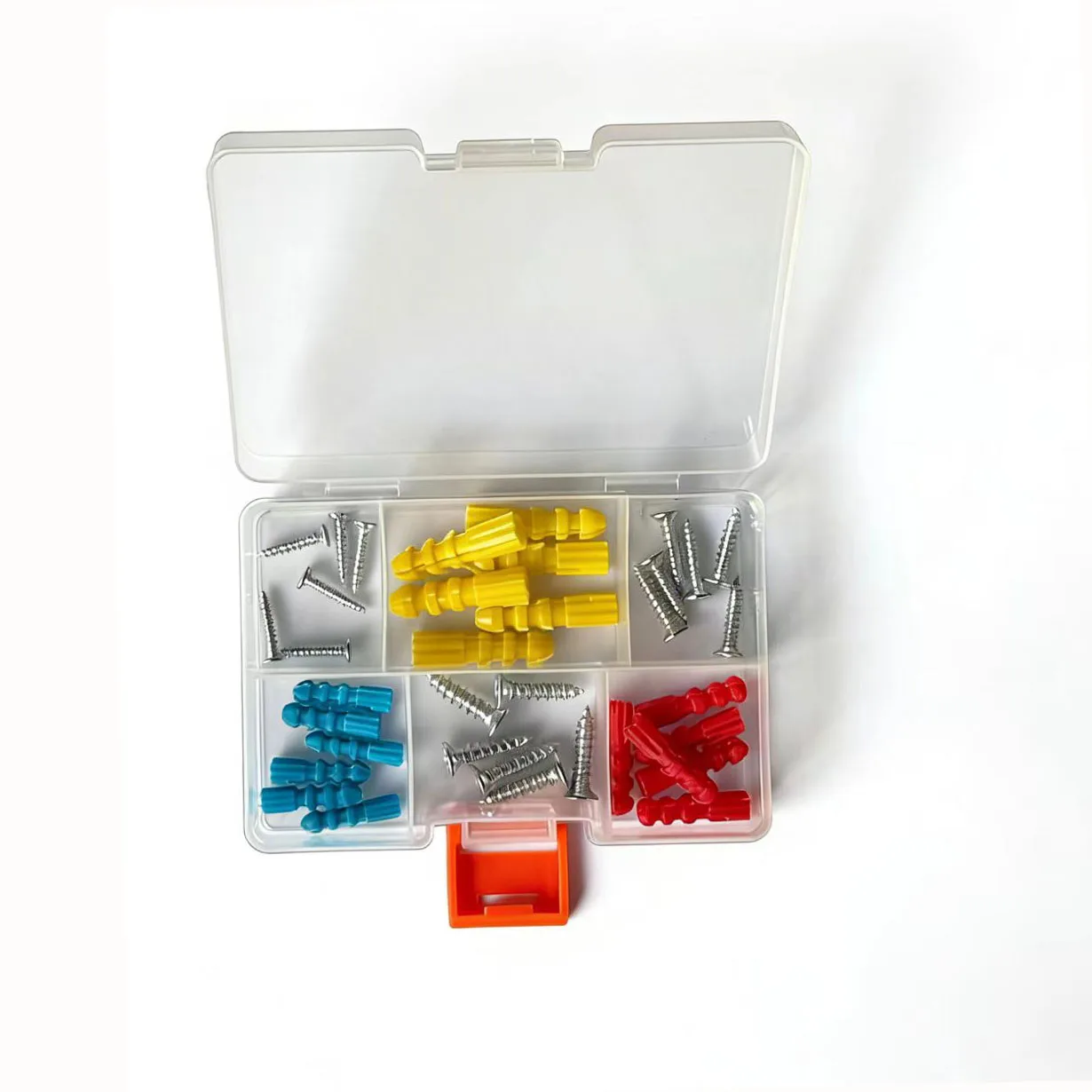 

Набор пластиковых распорных дюбелей с ребристым профилем для использования с электроинструментами при сверлении гипсокартона и легких монтажных работах