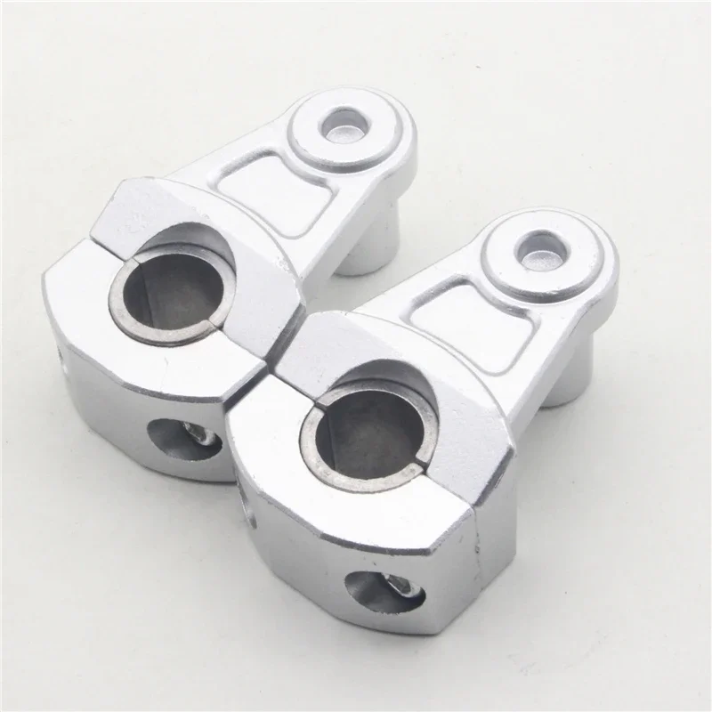 22mm / 28mm Universal  Aluminum Motorcycle Handle bar Clamp Handlebar Riser Adjustable For Honda Kawasaki Suzuki Ducati Triumph
