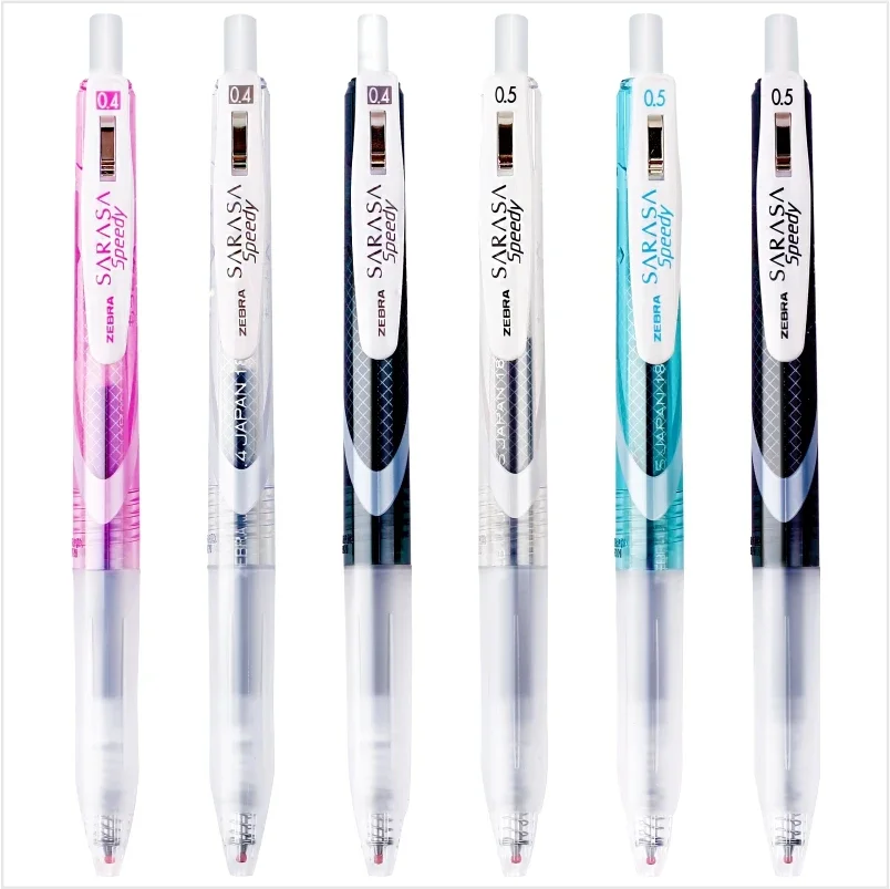 

10PCS JJSZ33-BK Quick-drying Gel Pen 0.4/0.5MM Large Capacity Gel Pen Signature Pen Black Simple Office