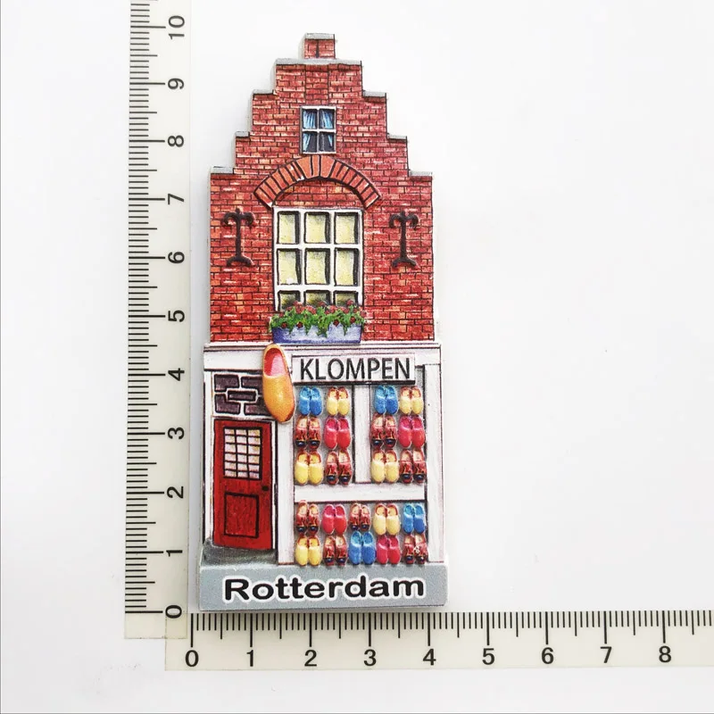 

Rotterdam Creative,Travel,Commemorate,Crafts,3D,Ornaments,Magnetism,Resin Material,Refrigerator Stickers