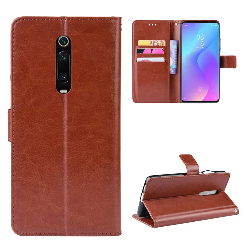 For Xiaomi Mi 9T Pro Case Xiaomi Mi 9T 9 T Wallet Flip Style Glossy PU Leather Phone Cover For Xiaomi Mi 9T Pro 9TPro Back Cases