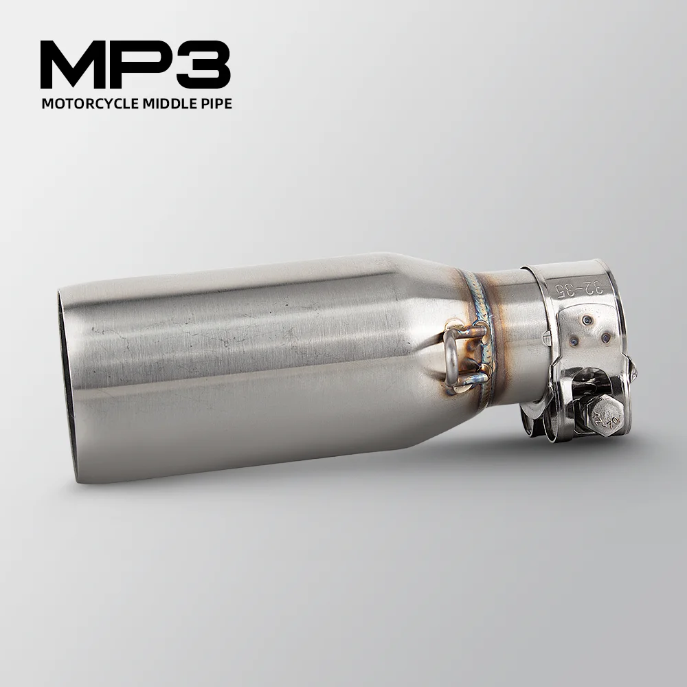 MP3 Exhaust Pipe For Piaggio MP3 Hybrid/Yourban 125ie/300ie 250/250FL/250LT/250RL 400FL Motorcycle Exhausts 51MM Adapter Tube