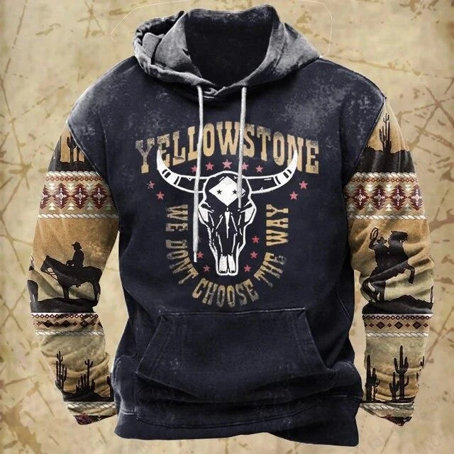 Men Hoodie Movie Yellowstone Cowboy 3d Print Hoodies Men Women Fashion Vintage Hoodie Sweatshirt Teens Coat Men Clothing Moletom