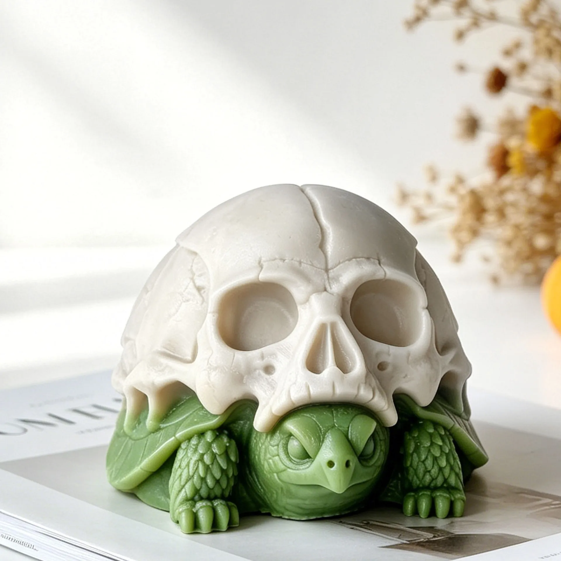 قالب سيليكون بتصميم جمجمة إبدا - مراجعة Candle Supplies Shop وسعره