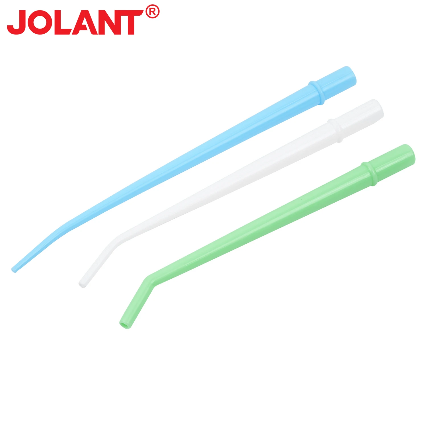 JOLANT 25pcs/Pack Dental Disposable Tube Elbow Saliva Ejector Suction Tube Dental Surgical Aspirator Dental Tools Dentisty