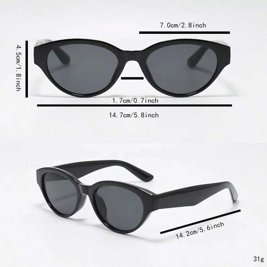 1Pc frauen Sonnenbrille Neue Stil Exquisite und Kompakte Cat-Eye Retro Vielseitig Persönlichkeit Mode Trend Straße Fotografie Holi – Detail 6