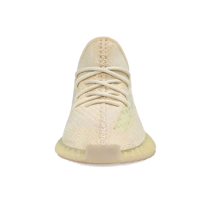 Adidas Originals Yeezy Boost 350 V2 Low top Casual Shoes Unisex Linen Yellow FX9028-2020 view 5