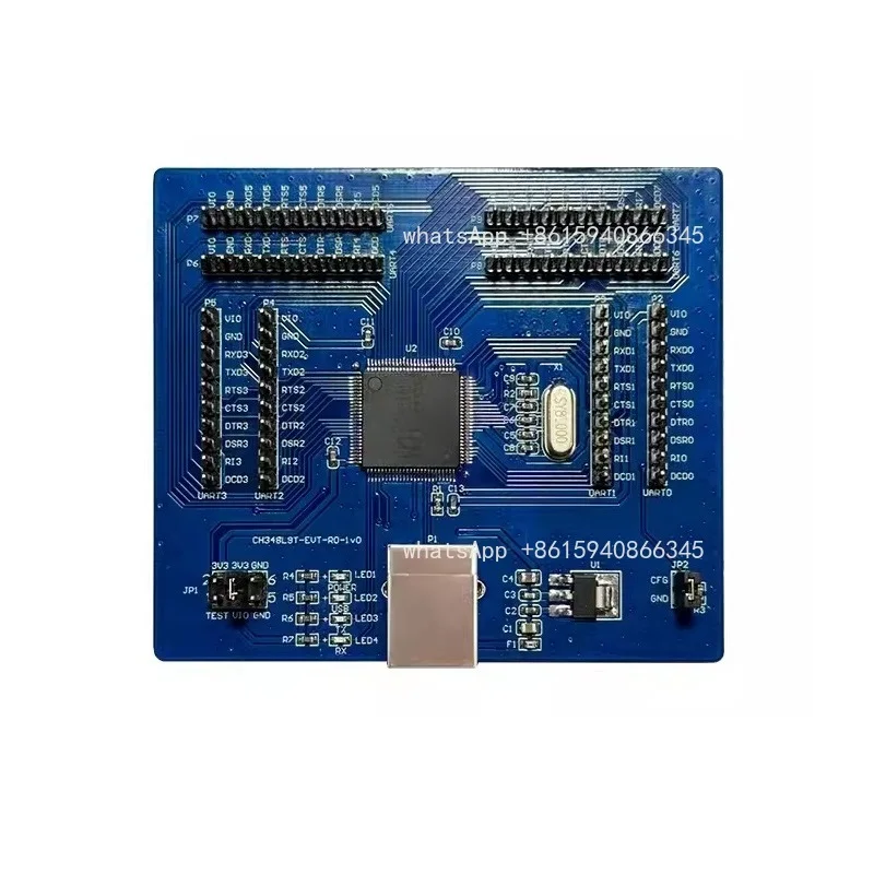 CH348 Development Board CH348Q CH348L USB to 8-channel High-Speed Serial UART Evaluation Board