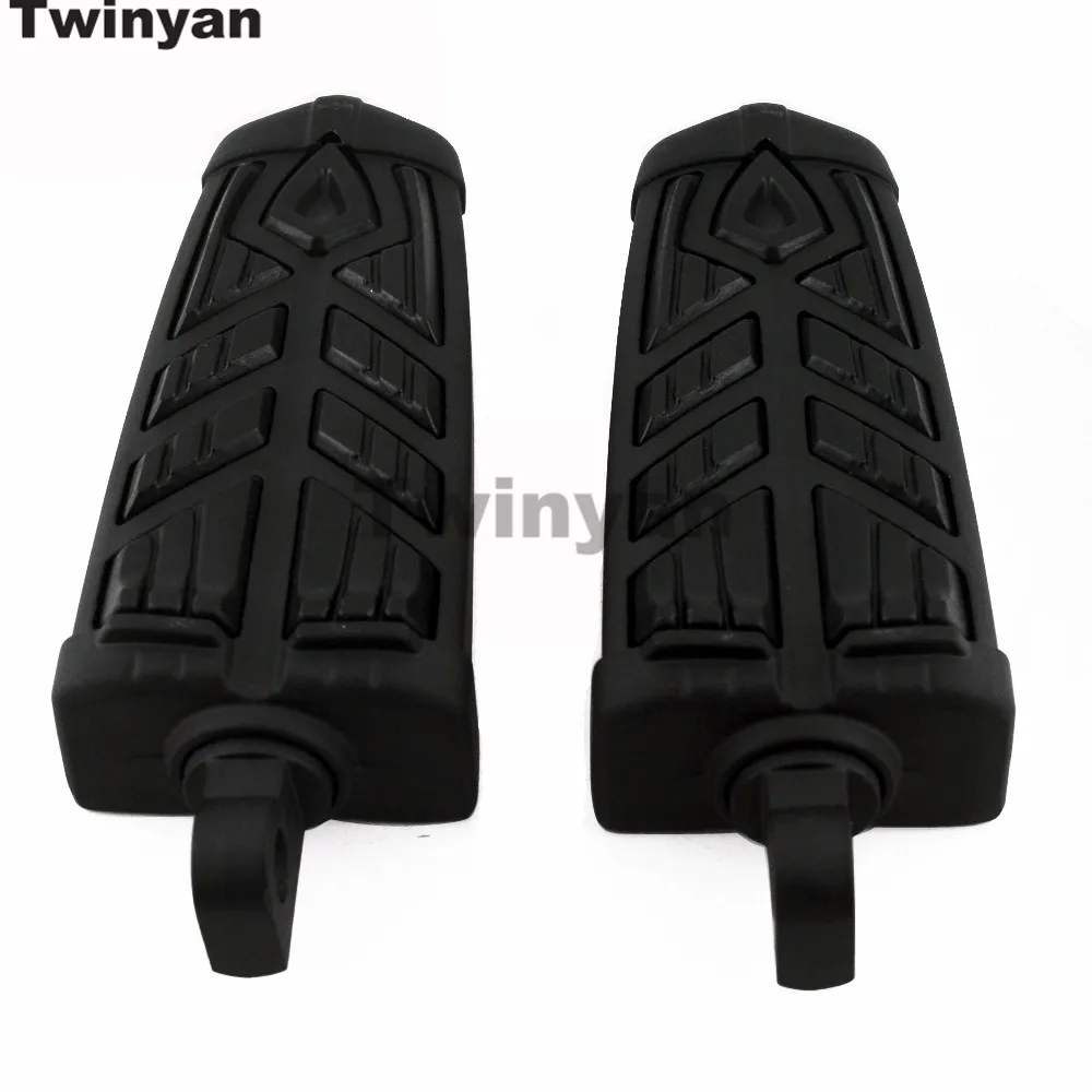 Male Mount Motorcycle Rubber Footrest Footpegs Floorboard For Harley Iron XL 883 1200 Street 750 Touring Custom Dyna FLD Softail