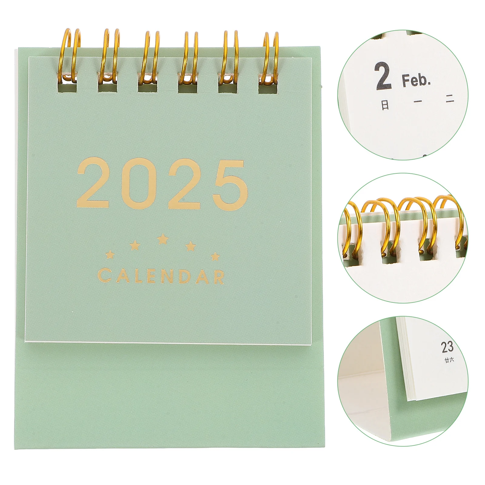 

Sleek Minimalist Desktop Calendar Portable Office Desk Accessory Stylish Decorative Standing Calendar Modern Design Monthly