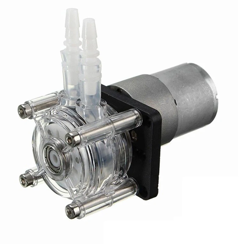 Peristaltic Pump DC 12V/24V 500ml/min Dosing Pump For Vacuum Aquarium Lab Analytical