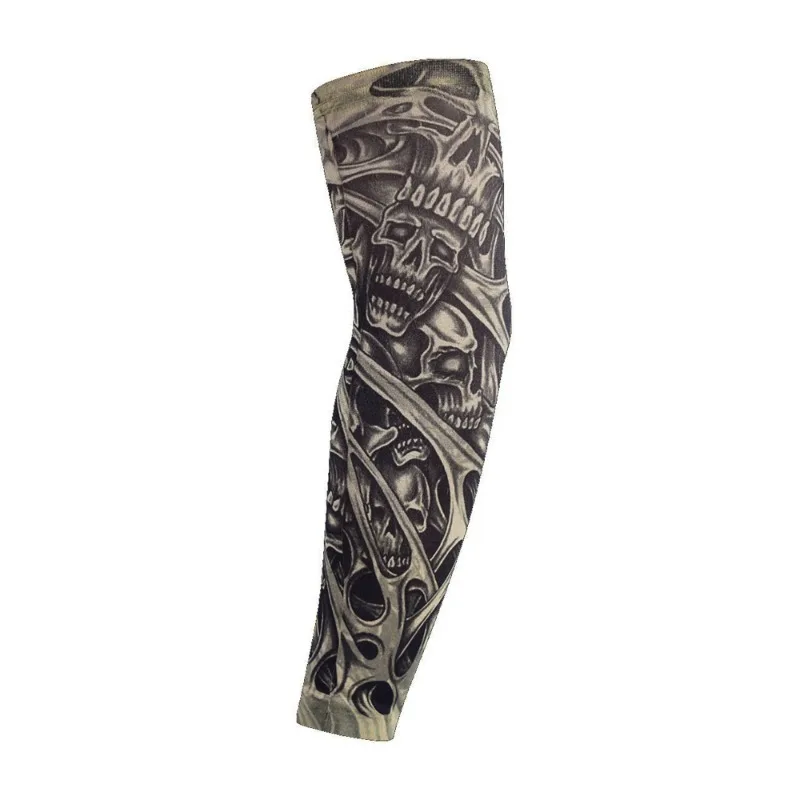 Flower Arm Tattoo Sleeve, Cycling Sports Sun Protection and UV Protection Tattoo Sleeve
