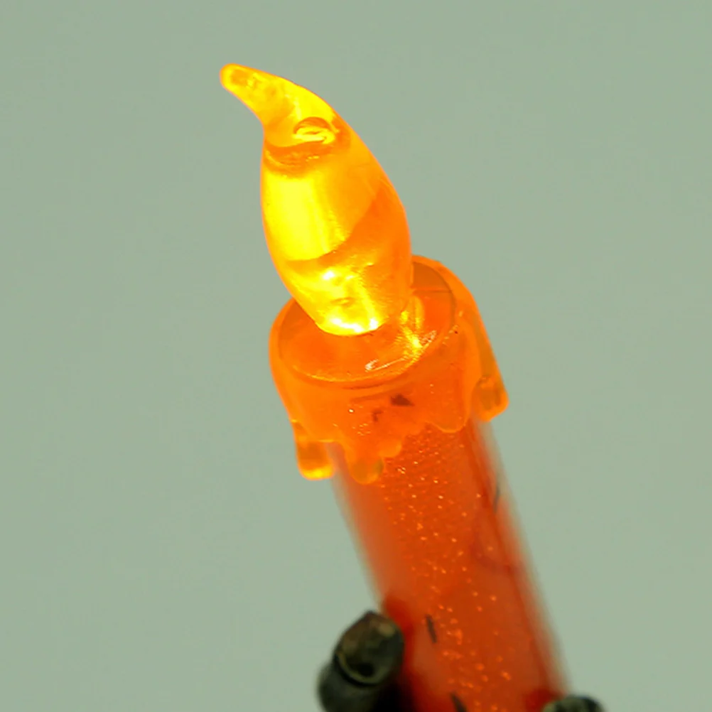 

2Pcs Glowing Ghost Hand LED Skull Lamp Halloween Decoration Party Atmosphere Prop Orange Green LED Lamp