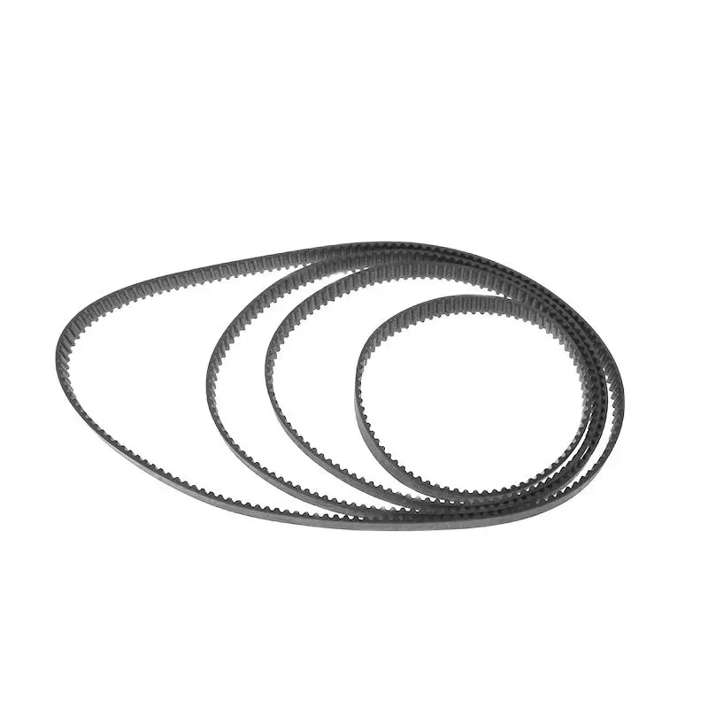 1x 2GT/GT2 Synchronous Conveyor Timing Belt  Annular Closed Circular Arc Teeth Rubber Fiberglass Reinforced L410-494mm Width 6mm
