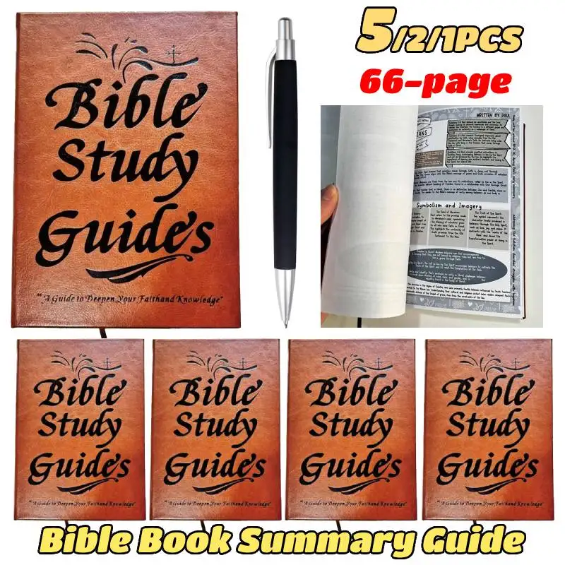 Religious Faith-Based Notebook with Scripture Note & Prayer Reflections Bible Study Guide Devotional Journal for Men&Women Gift