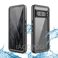 Custodia impermeabile IP68 per Google Pixel 8 Pro 8A Diving Swim sport all'aria aperta Anti-caduta antipolvere TPU 360 armatura a copertura totale